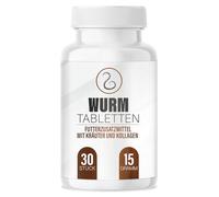 Saint Nutrition® Lot de 30 comprimés de ver - Traitement secondaire pour chat et chien - Additif alimentaire pour animaux - Sans additifs artificiels - Facile à utiliser pour chats et chiens