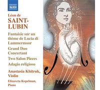 Leon De Saint-L Saint-Lubin – Oeuvres virtuoses pour violon Vol. 1 – CD – NAXOS