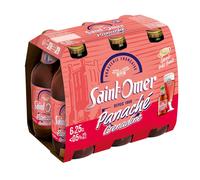 Saint-Omer Panaché aromatisé au sirop de grenadine, 0,4 % - 6 x 25 cl