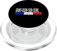 Saint-Ouen-sur-Seine Drapeau France Fierté de la Ville française PopSockets PopGrip pour MagSafe