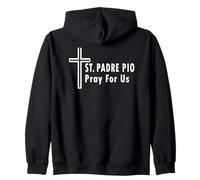 Saint Padre Pio Prière pour Nous Saint Patronage Catholique Prière Sweat à Capuche