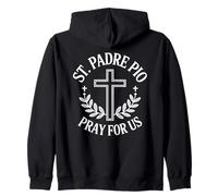 Saint Padre Pio Priez pour Nous Saint catholique Sweat à Capuche