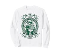 Saint-Patrick Blaireau Irlandais Pub à Pub Humour de la Faune Sweatshirt