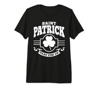 Saint Patrick Day Pray for Us Catholic St Patrick's Patty's T-Shirt Haut de Gamme
