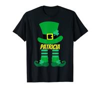 Saint Patrick - Famille Leprechaun avec nom assorti Patricia T-Shirt