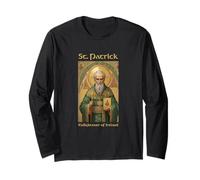 Saint Patrick Orthodoxe Chrétien Illuminateur Irlande Manche Longue