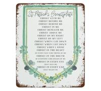 Saint Patrick Prayer Tin Sign 12x8 Kitchen Yard Wall Hanging 12x8 Inch