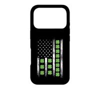 Saint Patrick’s Day Flag USA Patriotic United States America Coque pour iPhone 17 Pro
