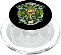 Saint Patrick Saint Patrick Catholique Saint Patrick Irlande Irish Saints PopSockets PopGrip pour MagSafe