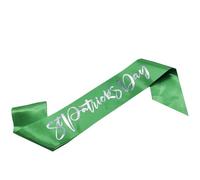 Saint Patricks Day - ceinture d'épaule verte, bandeau à nœud, tête Bopper, cerceau pour cheveux irlandais, accessoire de Costume, fournitures de fête