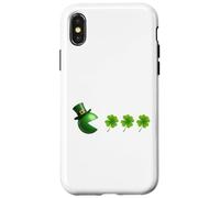 Saint Patrick's Day Pac Gamer Funny Gaming Fan Coque pour iPhone X/XS