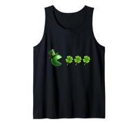 Saint Patrick's Day Pac Gamer Funny Gaming Fan Débardeur