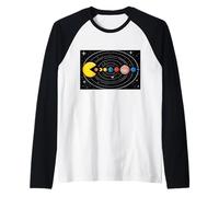 Saint Patrick's Day Pac Gamer Funny Gaming Fan Manche Raglan