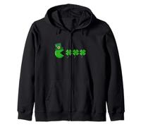 Saint Patrick's Day Pac Gamer Funny Gaming Fan Sweat à Capuche