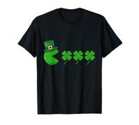 Saint Patrick's Day Pac Gamer Funny Gaming Fan T-Shirt