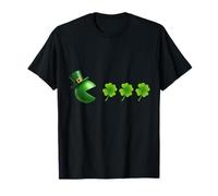 Saint Patrick's Day Pac Gamer Funny Gaming Fan T-Shirt