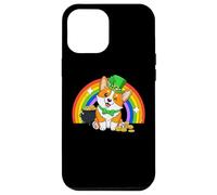 Saint Patrick's Day St. Paddy's Irish Luck Corgi Dog Lover Coque pour iPhone 12 Pro Max