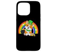 Saint Patrick's Day St. Paddy's Irish Luck Corgi Dog Lover Coque pour iPhone 15 Pro Max