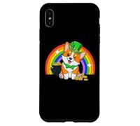 Saint Patrick's Day St. Paddy's Irish Luck Corgi Dog Lover Coque pour iPhone XS Max
