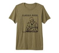 Saint Peter Classic Rock Catholic Vibe Petros Upon This Rock T-Shirt Haut de Gamme