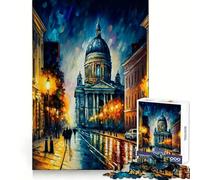 Saint-Pétersbourg en Couleurs Puzzle de 1000 pièces pour Adultes et Adolescents Jeu d'adresse et de détente pour Les fêtes (38x26cm)