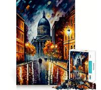 Saint-Pétersbourg en Couleurs Puzzle de 1000 pièces pour Adultes et Adolescents Jeu de logique Solide et Amusant, découpe de précision, Motif Père Noël et Ses vœux (38x52cm)