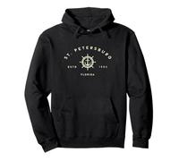 Saint-Pétersbourg Floride - St Petersburg FL Anchor Sweat à Capuche