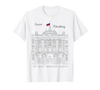 Saint-Pétersbourg, Musée d'art de l'Ermitage, Russie, dessin T-Shirt