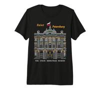 Saint-Pétersbourg, Musée d'art de l'Ermitage, Russie, Dessin T-Shirt Haut de Gamme