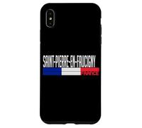 Saint-Pierre-en-Faucigny Drapeau France Fierté de la Ville française Coque pour iPhone XS Max