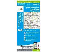 IGN – Carte Série Bleue n°2628 Saint‑Pourçain‑sur‑Sioule / Jaligny‑sur‑Besbre – 1:25 000