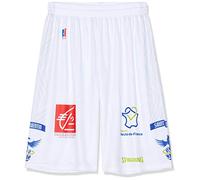 Saint-Quentin Basketball Saint-Quentin Short Officiel Domicile 2019-2020 Basketball Mixte Adulte, Blanc, FR : 2XL (Taille Fabricant : 2XL)