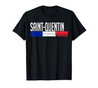 Saint-Quentin France Drapeau Fierté France T-Shirt