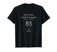 Saint Raphael 83 Côte d'Azur Var Francia T-Shirt Graphique avec Valeur