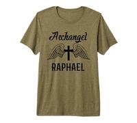 Saint Raphaël Archange Prière Catholique Traditionnelle T-Shirt Haut de Gamme