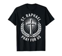 Saint Raphaël prière chrétienne catholique prière dévotionnelle T-Shirt Graphique avec Valeur