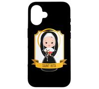 Saint Rita de Cascia Prière catholique Saint Patron Causes perdues Coque pour iPhone 16