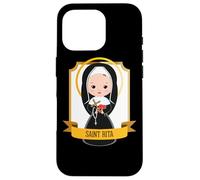 Saint Rita de Cascia Prière catholique Saint Patron Causes perdues Coque pour iPhone 16 Pro