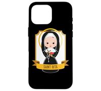 Saint Rita de Cascia Prière catholique Saint Patron Causes perdues Coque pour iPhone 16 Pro Max