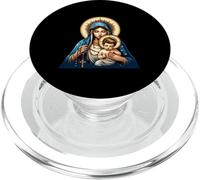 Saint Rosaire Vierge Marie Bébé Jésus Chapelet catholique Mystères PopSockets PopGrip pour MagSafe