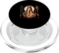 Saint Rosaire Vierge Marie Bébé Jésus Chapelet catholique Mystères PopSockets PopGrip pour MagSafe