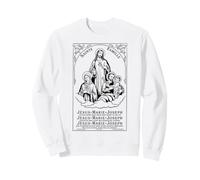 Saint Sacré-Cœur Immaculée Marie Famille Catholique Française Sweatshirt