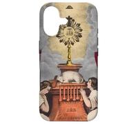 Saint Sacrement Eucharistique Adoration Catholique Autel Agneau Coque pour iPhone 17