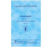 Partitions classique DURAND SAINT SAENS C. - CONCERTO N 1 OP 33 - CONDUCTEUR Grand format