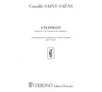 SAINT SAENS C. - L'ELEPHANT - CLARINETTE ET PIANO
