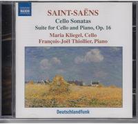 Maria Kliegel – Saint‑Saëns : Sonates pour violoncelle Nos. 1 & 2 + Suite – CD – NAXOS