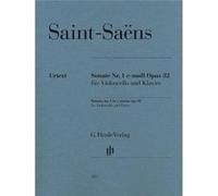 Saint-Saens Camille - Sonate No1 Op.32 Do Mineur - Violoncelle/Piano