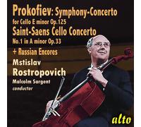 Saint-Saens M.Rostropovich Plays Cello Concertos & Russian en (CD)