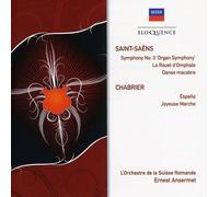 Saint-Saens : Symphonie No 3 ; Le Rouet d'Omphale ; Danse Macabre / Chabrier : Espana ; Joyeuse Marche