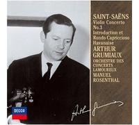 Saint-Saens : Violin concerto Numéro 3 CD